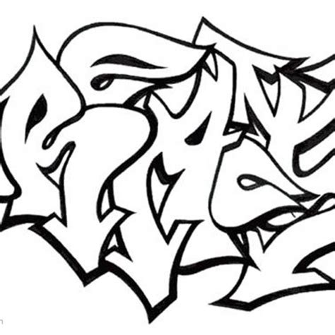 graffiti coloring pages angel  printable coloring pages