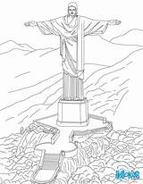 Corcovado Dibujar Hellokids Zapatillas Colorir Cristo Redentor Monumentos Imprimir Ausmalbilder Acessar Redeemer sketch template