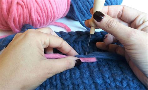 join yarn  finish garments   felting needle  blog