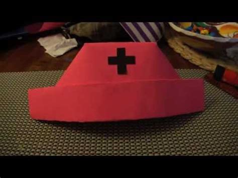 paper nurse hat youtube