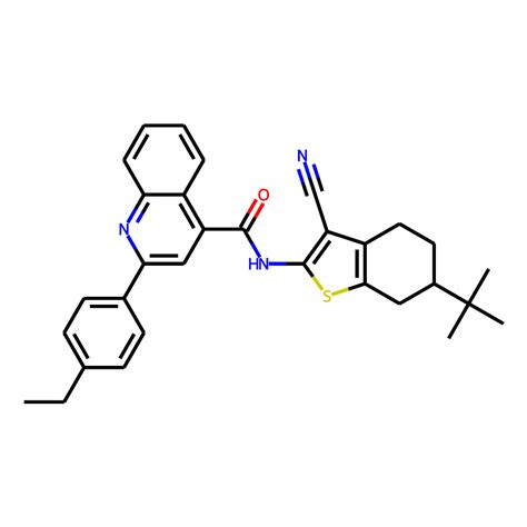 y503 0609 — chemdiv screening compound n~4~ [6 tert butyl 3 cyano 4 5