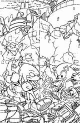 Sonic Coloring Pages Hedgehog Cartoon Color Character Adventure Characters Printable Sheets Kids Sheet Book Back sketch template