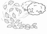 Viento Imagen Windy Herfst sketch template