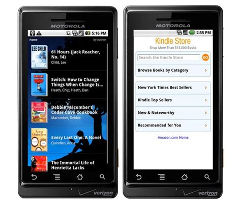 amazon kindle  android released