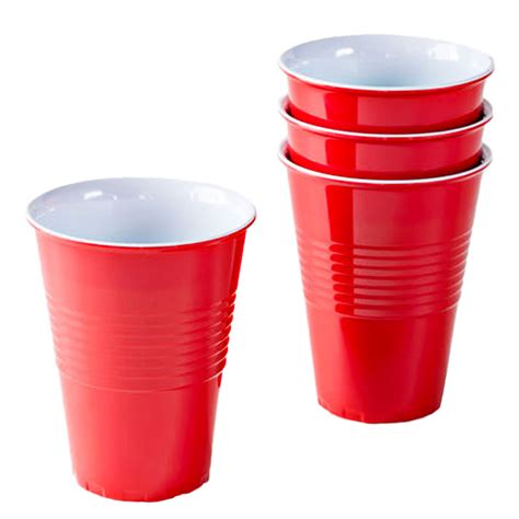 large melamine red cup  pack  prank store