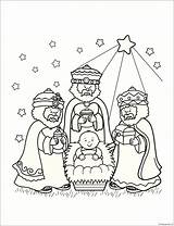 Coloring Three Kings Pages Wise Men Colouring Getcolorings Reduced Printable Color sketch template
