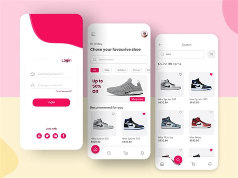 shopping mobile app ui design stock illustrati vrogueco