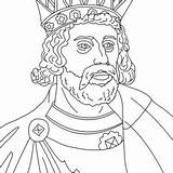 King Coloring Pages Alfred Great Henry Iii sketch template