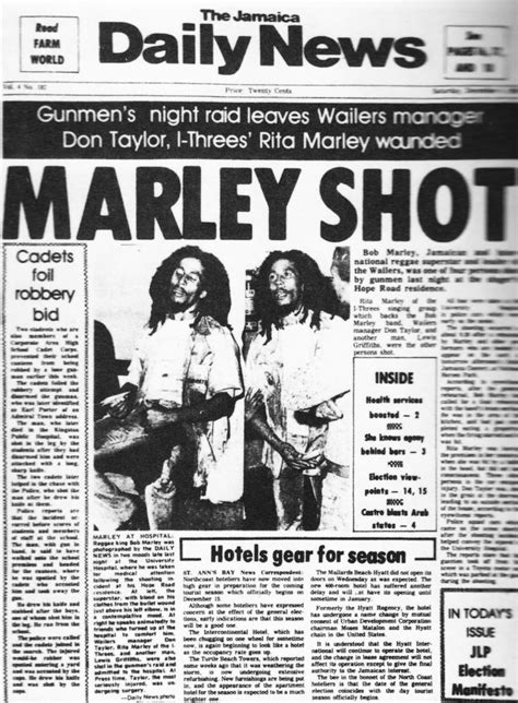 Bob Marley Shot Allmusicbooks