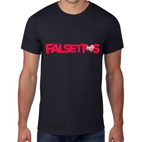 unisex falsettos logo t shirt theatre shop