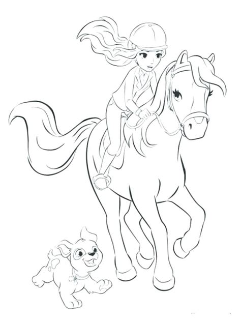 printable coloring pages princess  horses libbyillambert