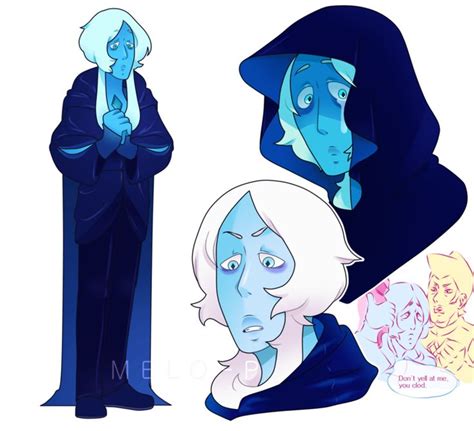 Blue Diamond Male Formed Gem By Melopearl On