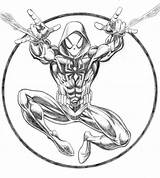 Miles Morales Docx Cdr sketch template