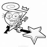 Fairly Oddparents Odd Parents Wanda Timmy Poof Xcolorings sketch template