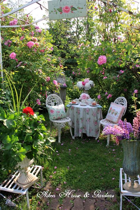 aiken house gardens rose garden tea