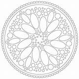 Mandala Mandalas Fleurdelisquilts Puntillismo Demas Colorir Zentangle sketch template