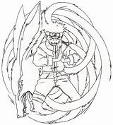 Nine Coloring Pages Tails Naruto Tailed Fox Color Printable Getcolorings sketch template
