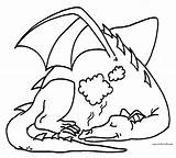 Coloring Pages Dragons Comments sketch template