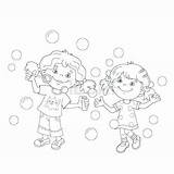 Coloring Bubbles Pages Bubble Blowing Soap Guppies Getcolorings Getdrawings Color Colorings sketch template