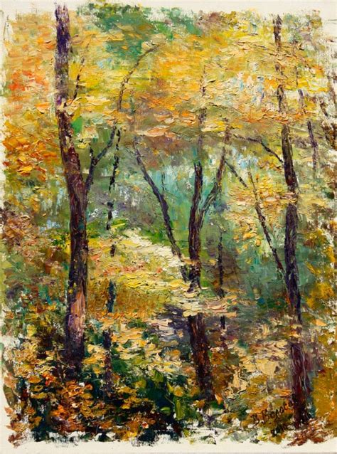 dense forest painting  vladimir volosov  gallery today