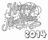 Year Happy Coloring Pages Choose Board sketch template