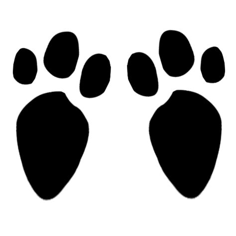 rabbit feet clipart   cliparts  images  clipground