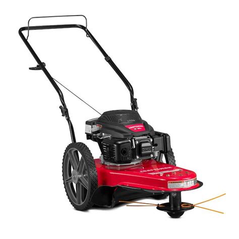 Craftsman Push Mower Trimmer With 140cc 4 Cycle Gas Engine 25a 26sd593
