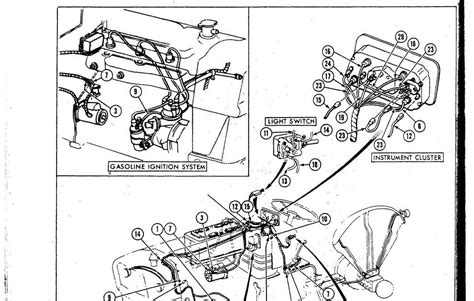 ford  tractor starter wiring diagram