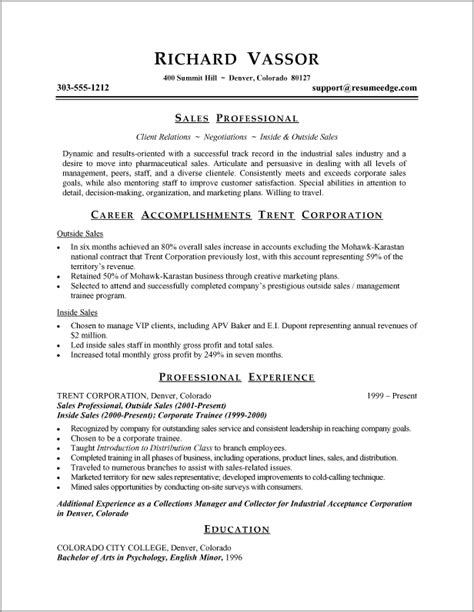 resume    combination resume format