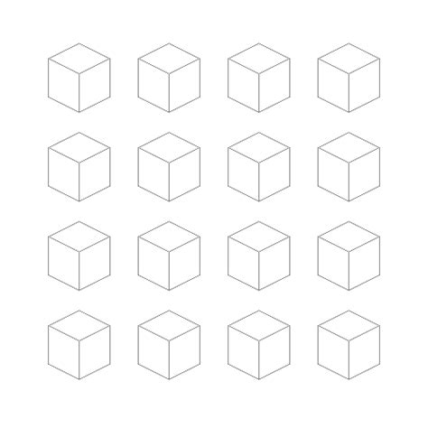 pixilart cubes template  tsiprivate