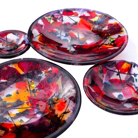 Items Similar To Art Glass Bowls Free Shipping Happy Decorative