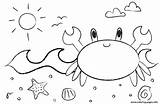 Crab Coloring Pages Beach Cute Printable Kids Print Color Animals Printables Dylan Prints Deviantart Hermit Info sketch template
