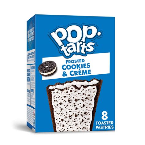 pop tarts breakfast toaster pastries frosted cookies  creme