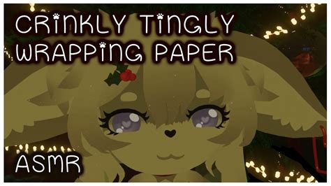 crinkly tingly wrapping paper sounds  christmas presents vr asmrambient fireplace sounds