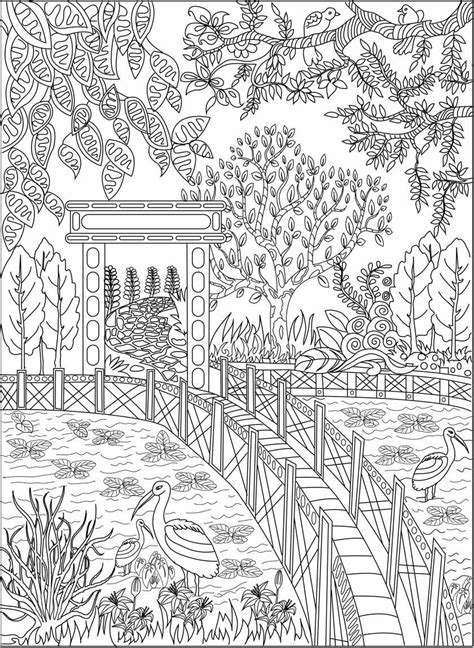 park coloring pages  adults thiva hellas