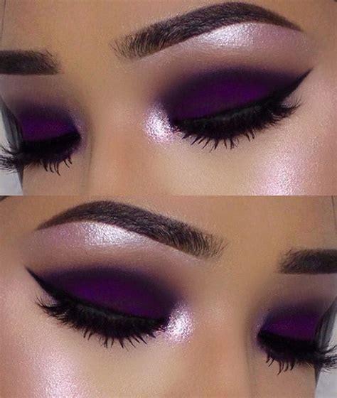 deep purple makeup idea pictures   images  facebook tumblr pinterest  twitter