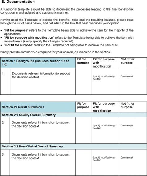 sample  format templates decision document template