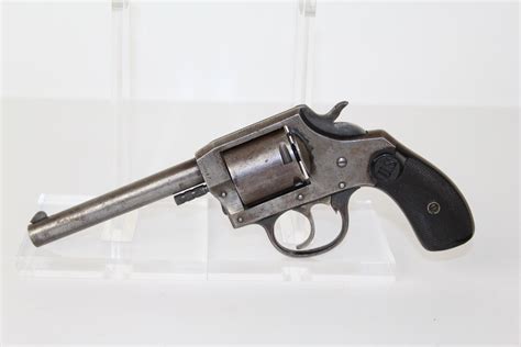 revolver  solid frame hammer revolver cr antique  ancestry guns