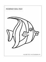 Reef Coral Fish Printable Firstpalette Drawing Fishes Coloring Pages Template Templates Printables Stencil Moorish Idol Crafts Kids Ocean Drawings Preschool sketch template