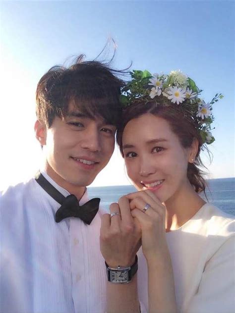 lee da hae posts sweet wedding pics with lee dong wook as hotel king