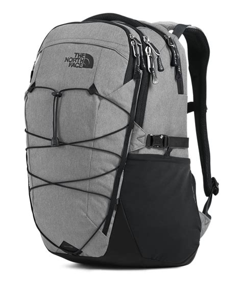 north face borealis backpack  zinc gray  irvs luggage