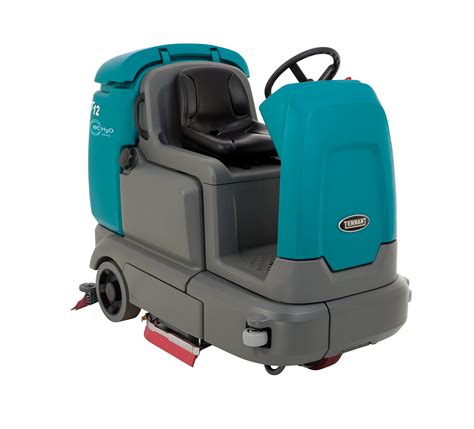 compact battery ride  floor scrubber tennant company