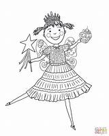 Pinkalicious Coloring Pages Pink Cupcakes Supercoloring Print Printable Color Bedelia Cupcake Kids Amelia Clack Moo Click Ballerina Drawing Colouring Birthday sketch template