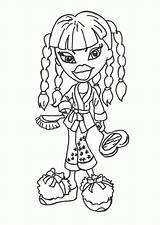 Coloring Bratz Pages Baby Popular sketch template