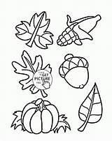 Coloring Pages Fall Autumn Kids Things Printables Sheets Printable Wuppsy Colouring Visit Thanksgiving sketch template
