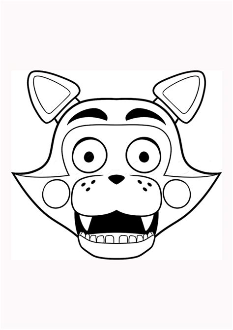 printable  nights  freddys coloring pages chica toy