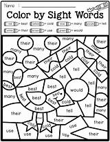 Sight Word Printable Pages Coloring Template sketch template