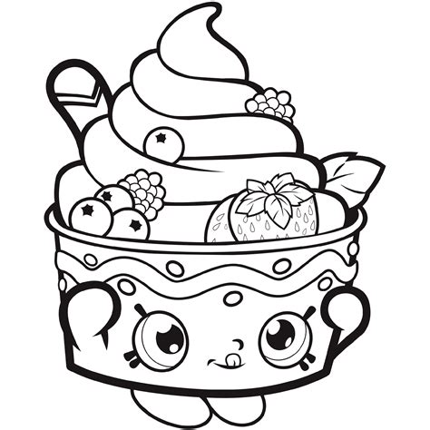 shopkins printable coloring pages customize  print