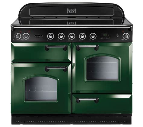 buy rangemaster classic  electric ceramic range cooker green chrome  delivery currys