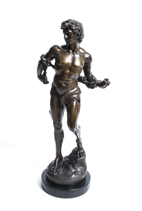 large bronze statuette ref   regent antiques